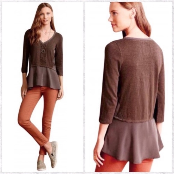 Anthropologie’s Meadow Rue Flared Top - Picture 6 of 6